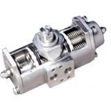 Apollo Spring return or double acting, stainless steel, quarter turn, rack and pinion actuator.